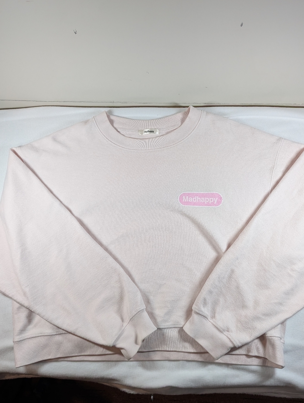 Madhappy Women's Light‎ Pink Crewneck Sweatshirt